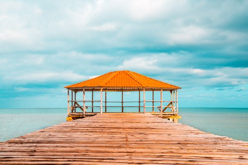 Cute house on beach